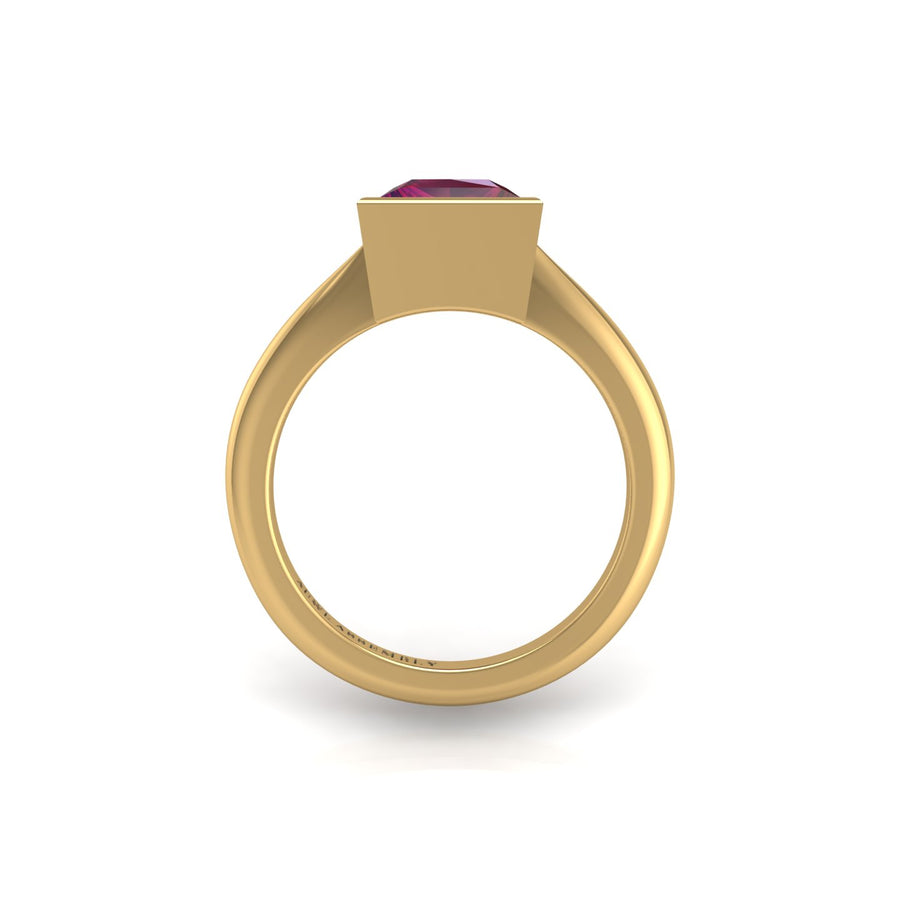 Celestial Solitaire Ring - Ruby Princess