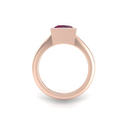 Celestial Solitaire Ring - Ruby Princess
