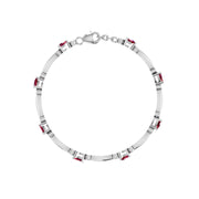 Stardust Designer Bracelet - Ruby Trillion