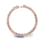 Stellar Tennis Bracelet - Blue Sapphire Princess
