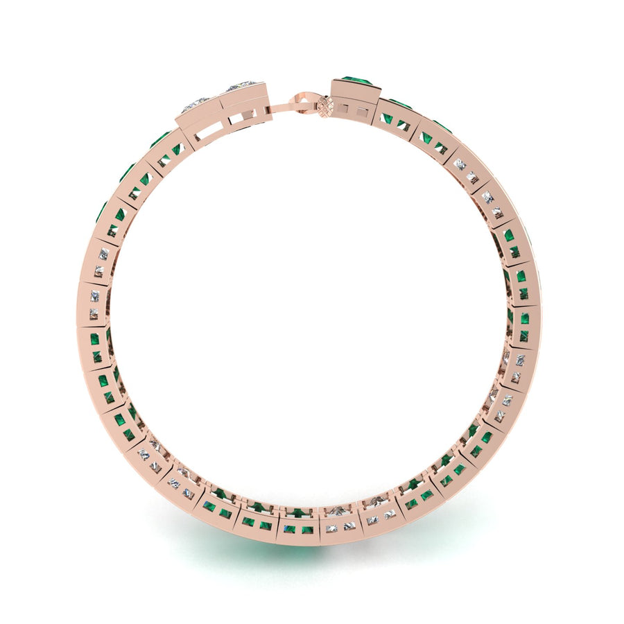Stellar Tennis Bracelet - Emerald Princess