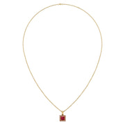Divine Halo Pendant - Ruby Princess