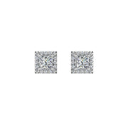 Cosmic Stud Earrings - Halo - Diamond Princess