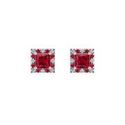 Cosmic Stud Earrings - Halo - Ruby Princess
