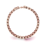 Stellar Tennis Bracelet - Ruby Oval
