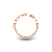 Leaf of Promise Laurel Band - Yellow Sapphire Round