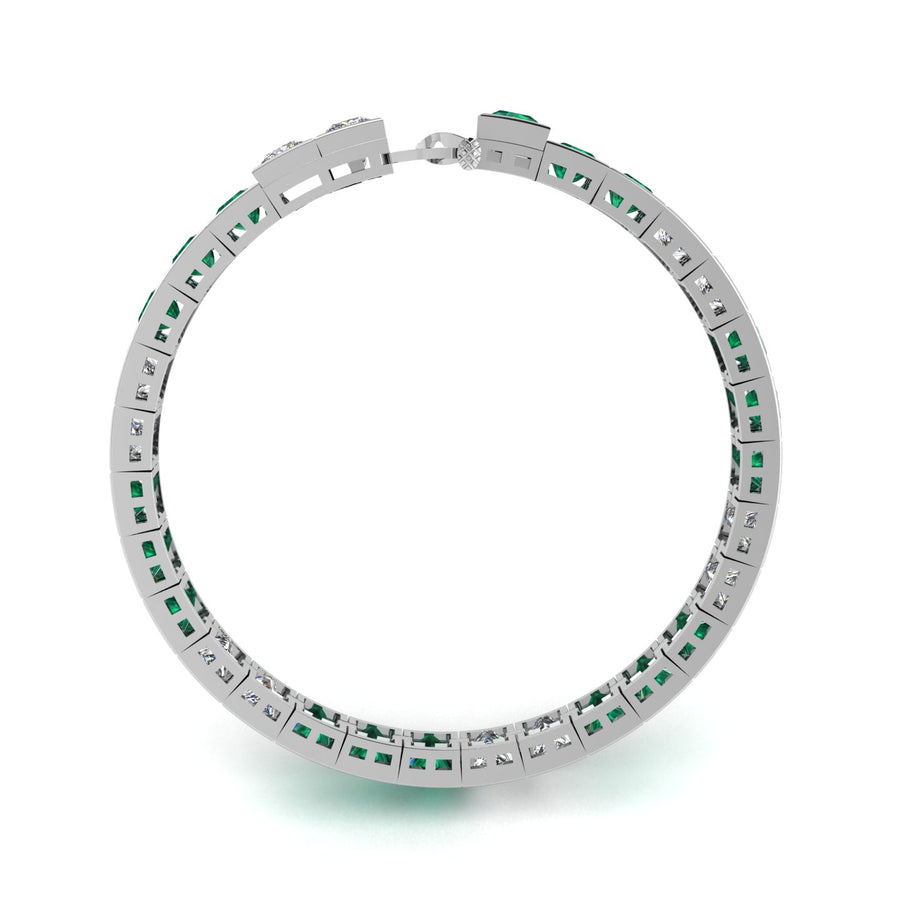 Stellar Tennis Bracelet - Emerald Princess