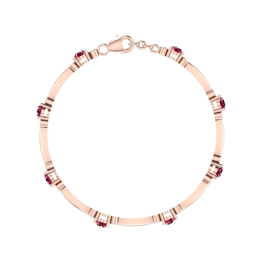 Stardust Designer Bracelet - Ruby Oval