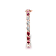 Stellar Tennis Bracelet - Ruby Pear
