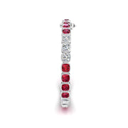 Stellar Tennis Bracelet - Ruby Cushion