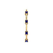 Stardust Designer Bracelet - Blue Sapphire Princess