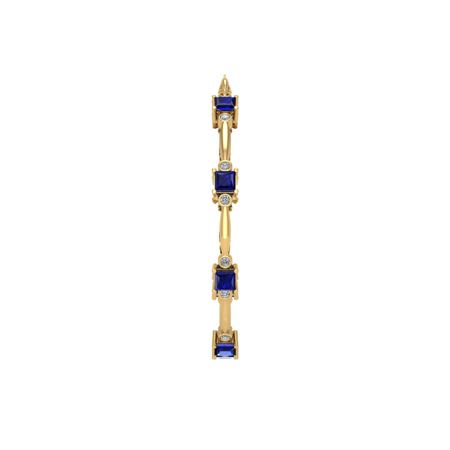 Stardust Designer Bracelet - Blue Sapphire Princess
