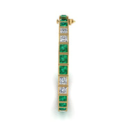 Stellar Tennis Bracelet - Emerald Princess