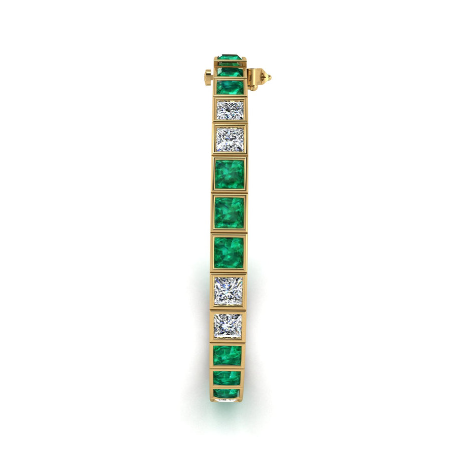 Stellar Tennis Bracelet - Emerald Princess