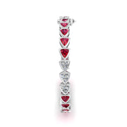 Stellar Tennis Bracelet - Ruby Trillion