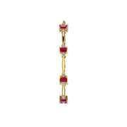 Stardust Designer Bracelet - Ruby Emerald