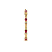 Stardust Designer Bracelet - Ruby Pear