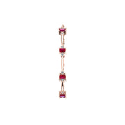 Stardust Designer Bracelet - Ruby Emerald