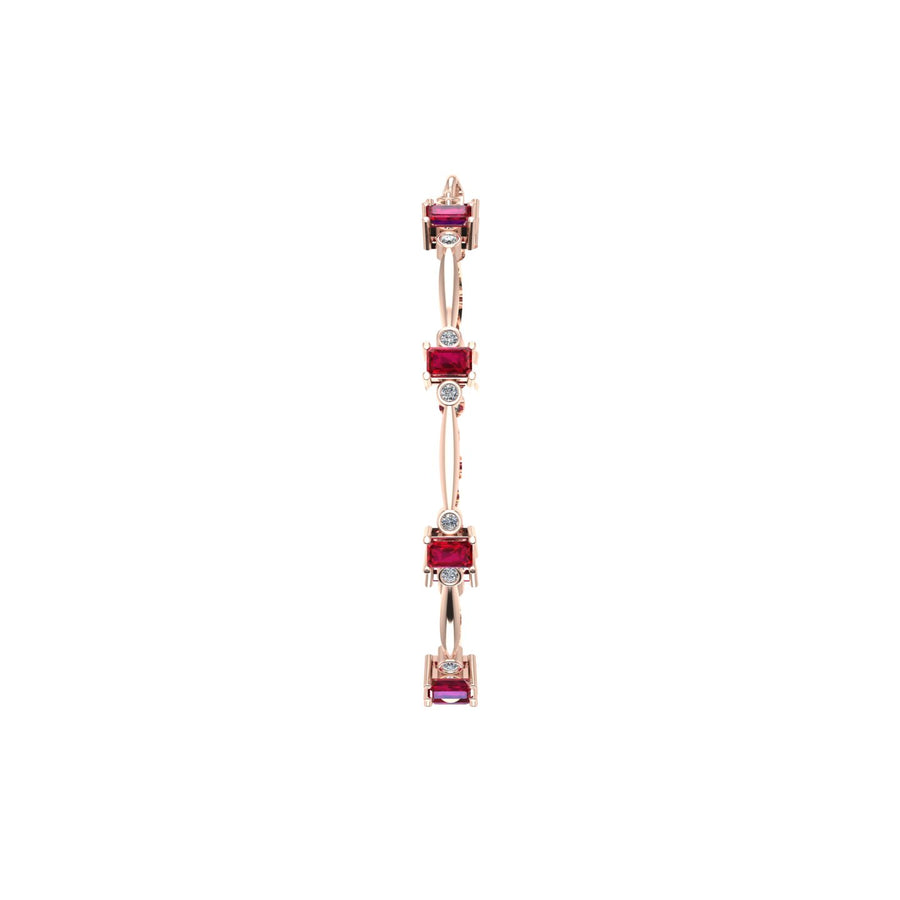 Stardust Designer Bracelet - Ruby Emerald