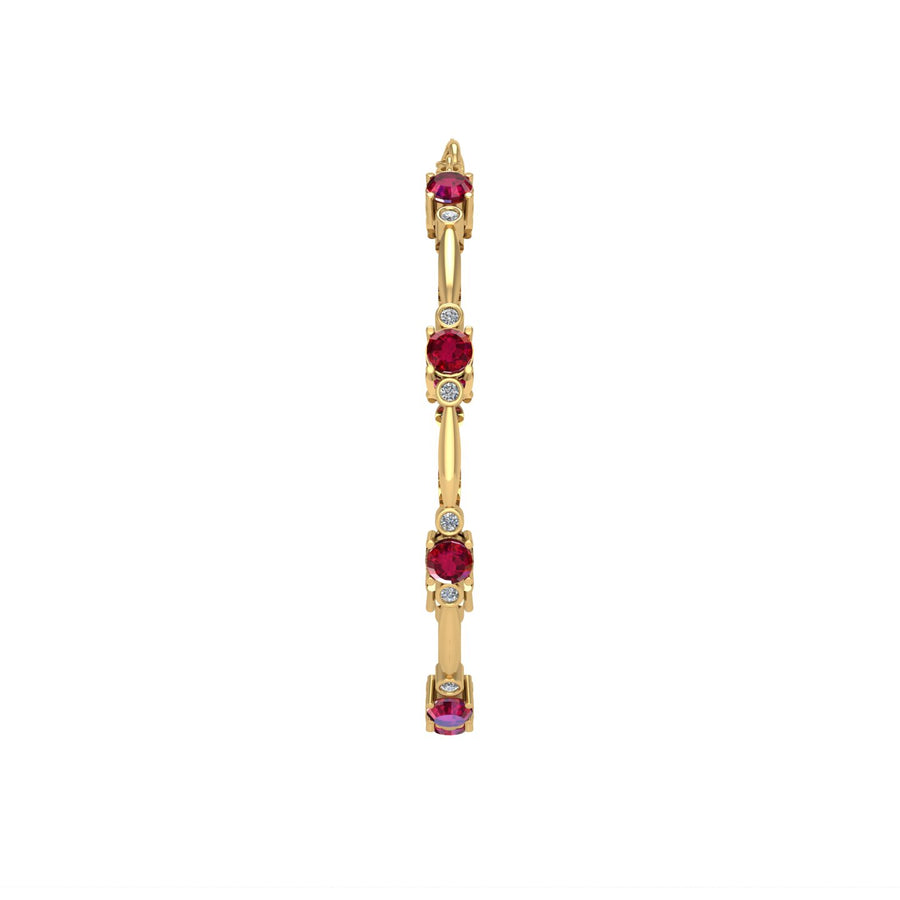 Stardust Designer Bracelet - Ruby Round