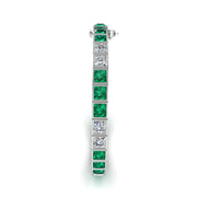 Stellar Tennis Bracelet - Emerald Princess