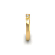 The Big Dipper Seven-Stone Band - Yellow Sapphire Round