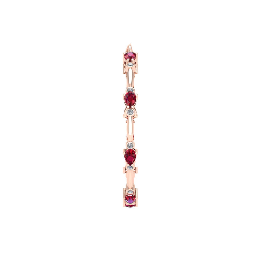 Stardust Designer Bracelet - Ruby Pear