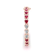 Stellar Tennis Bracelet - Ruby Trillion