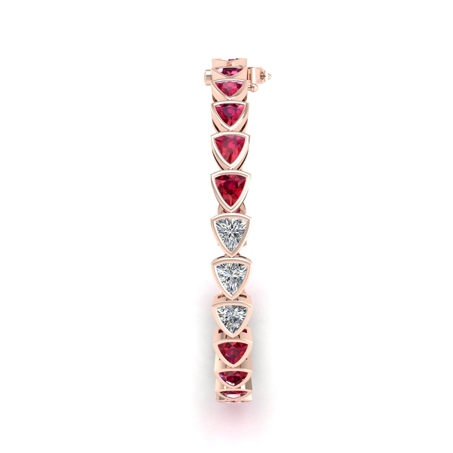 Stellar Tennis Bracelet - Ruby Trillion