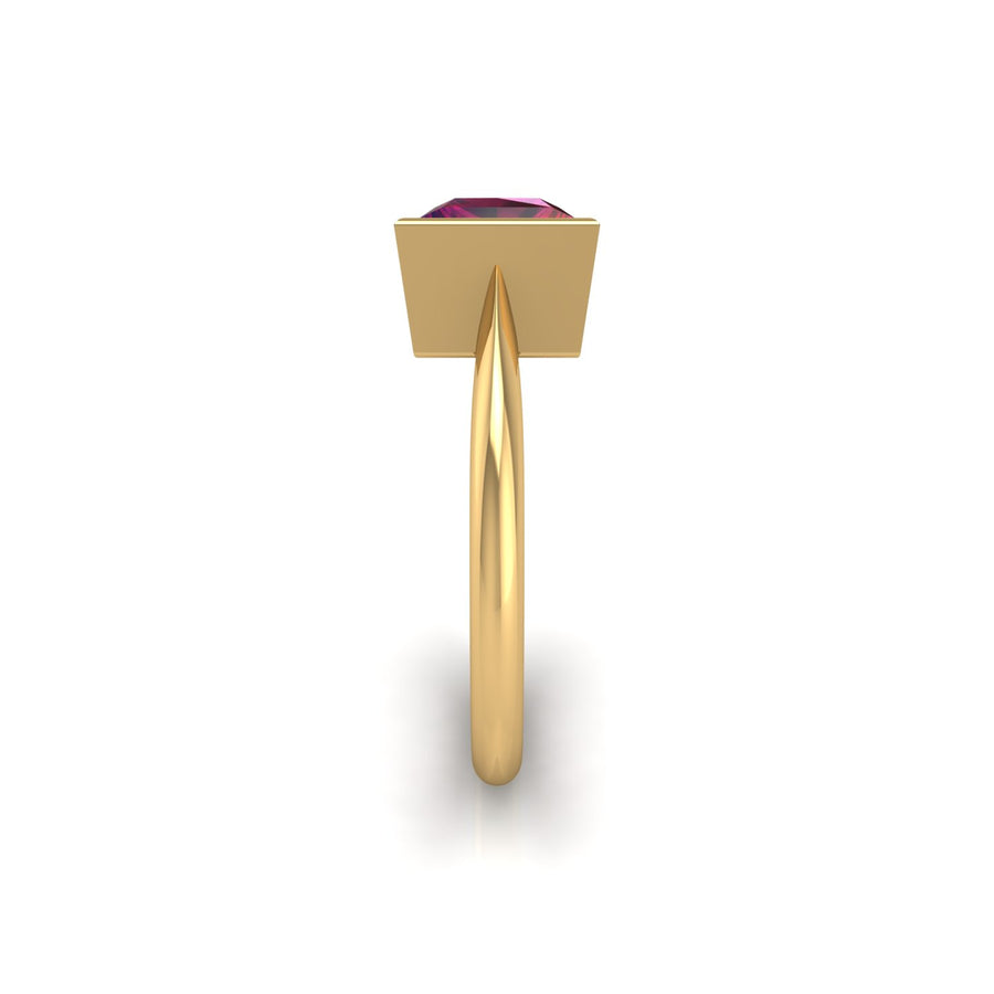 Celestial Solitaire Ring - Ruby Princess