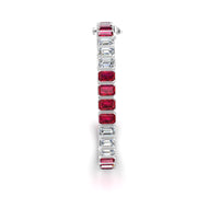 Stellar Tennis Bracelet - Ruby Emerald