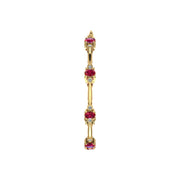 Stardust Designer Bracelet - Ruby Oval