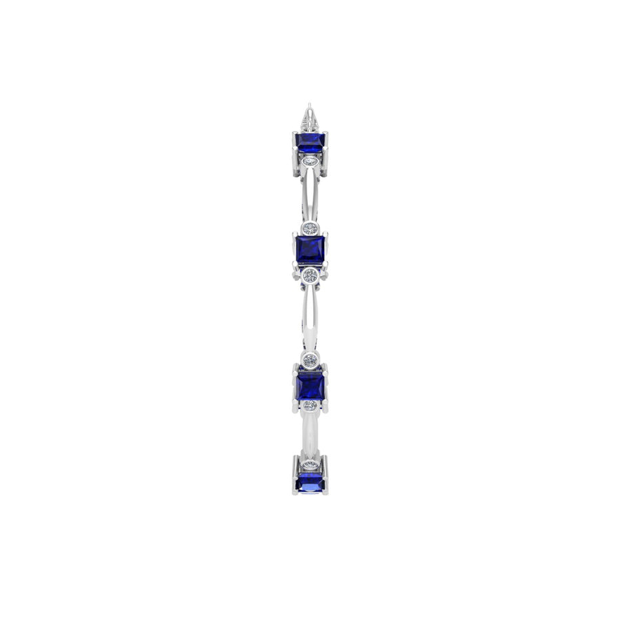 Stardust Designer Bracelet - Blue Sapphire Princess