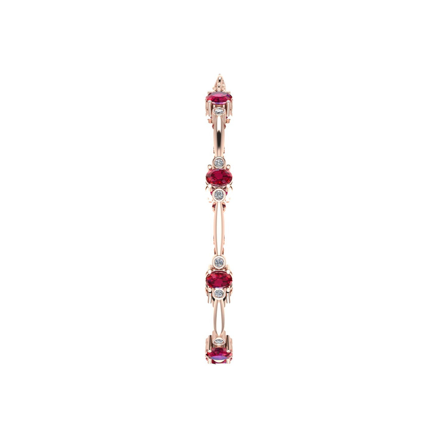 Stardust Designer Bracelet - Ruby Oval