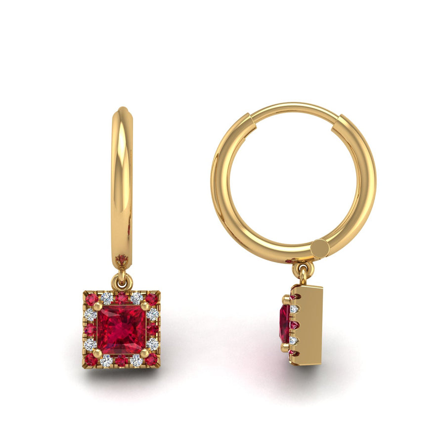 Mystic Hoop Earrings - Halo - Ruby Princess