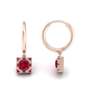 Mystic Hoop Earrings - Halo - Ruby Princess