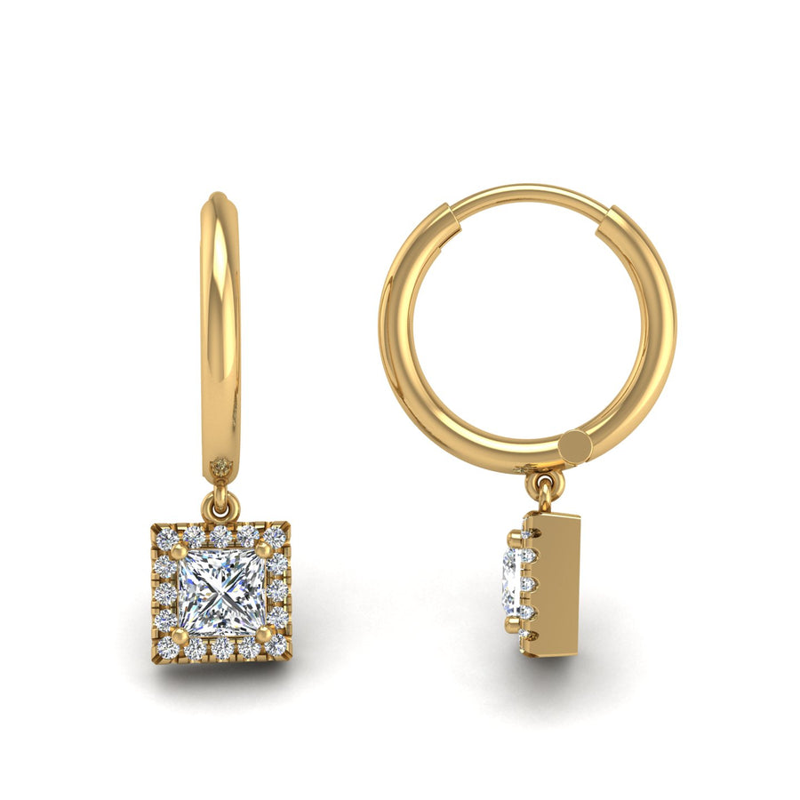 Mystic Hoop Earrings - Halo - Diamond Princess