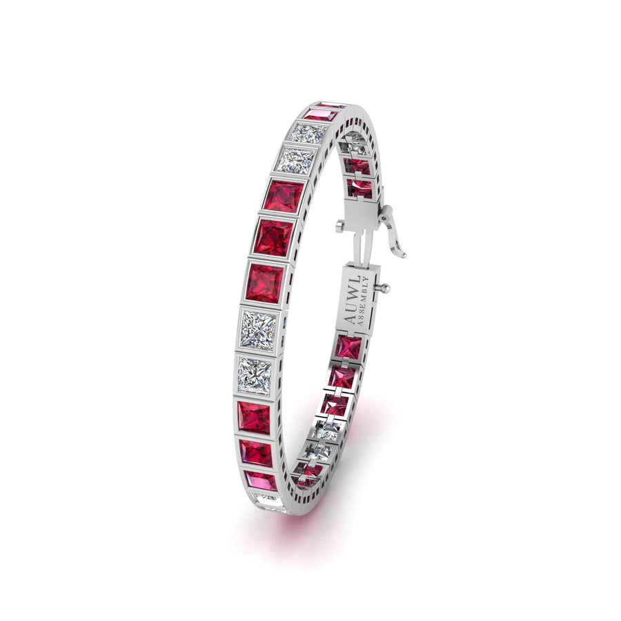 Stellar Tennis Bracelet - Ruby Princess