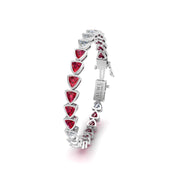 Stellar Tennis Bracelet - Ruby Trillion