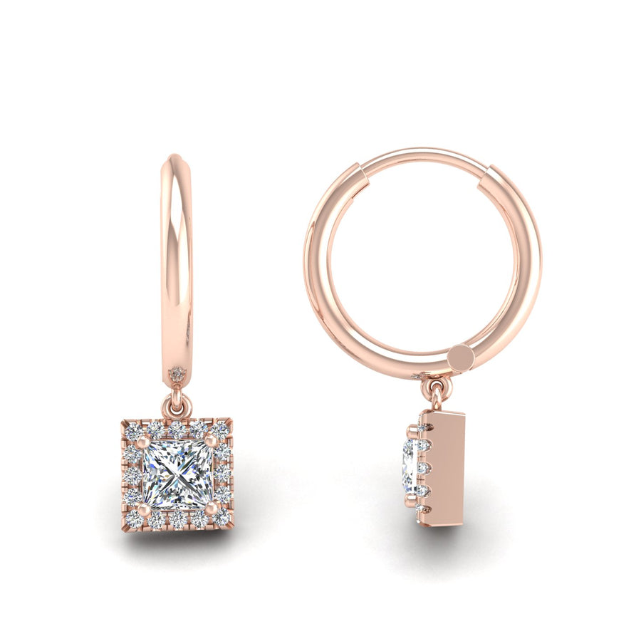 Mystic Hoop Earrings - Halo - Diamond Princess