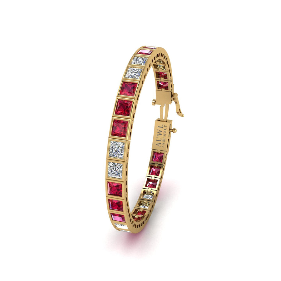 Stellar Tennis Bracelet - Ruby Princess