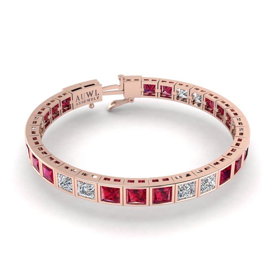 Stellar Tennis Bracelet - Ruby Princess