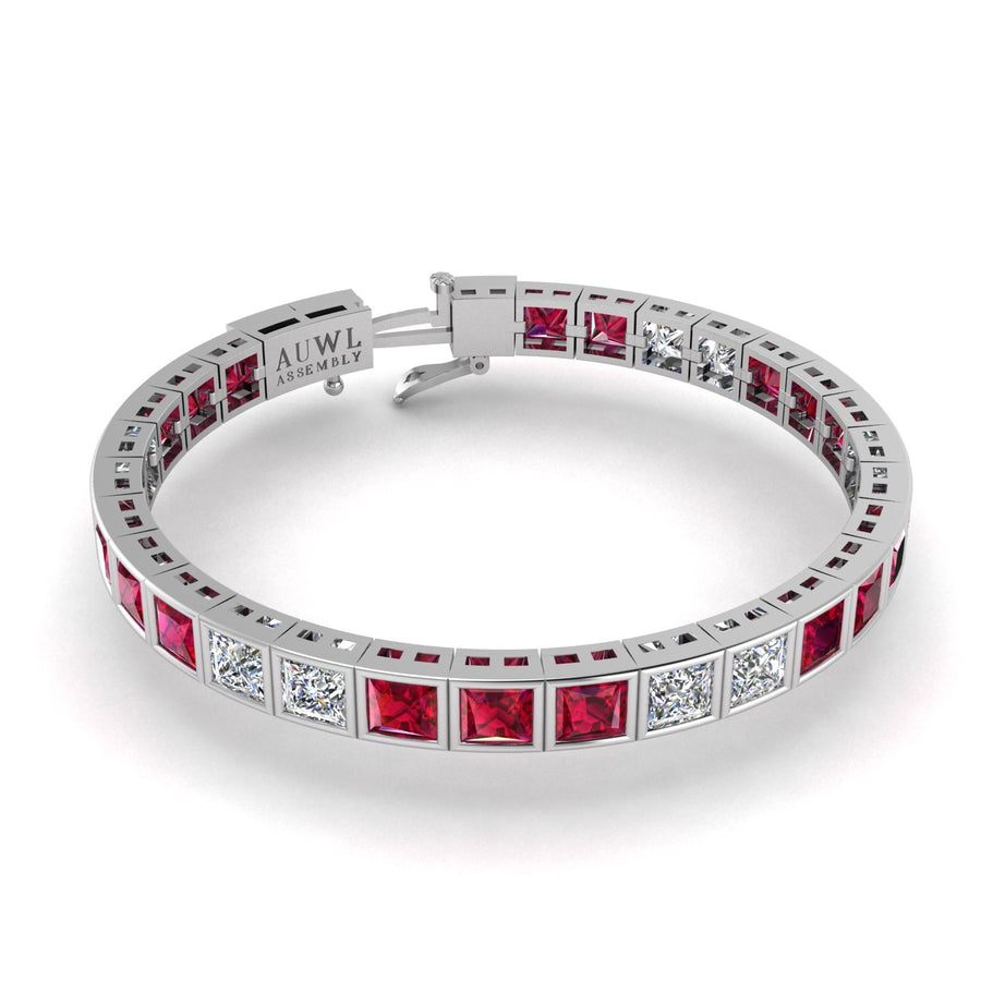 Stellar Tennis Bracelet - Ruby Princess