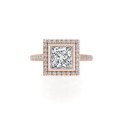 Starry Halo Ring - Diamond Princess