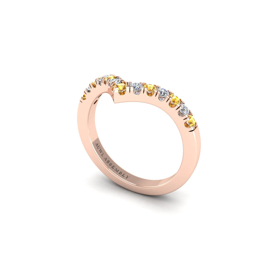 Chevron Band in Rose Gold | AUWL Assembly