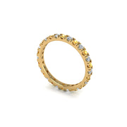 Eternity Band in Yellow Gold | AUWL Assembly