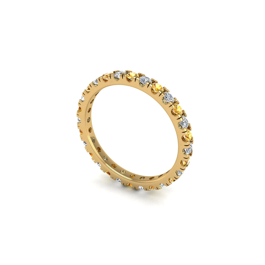 Eternity Band in Yellow Gold | AUWL Assembly