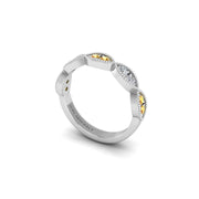 Laurel Band in White Gold | AUWL Assembly