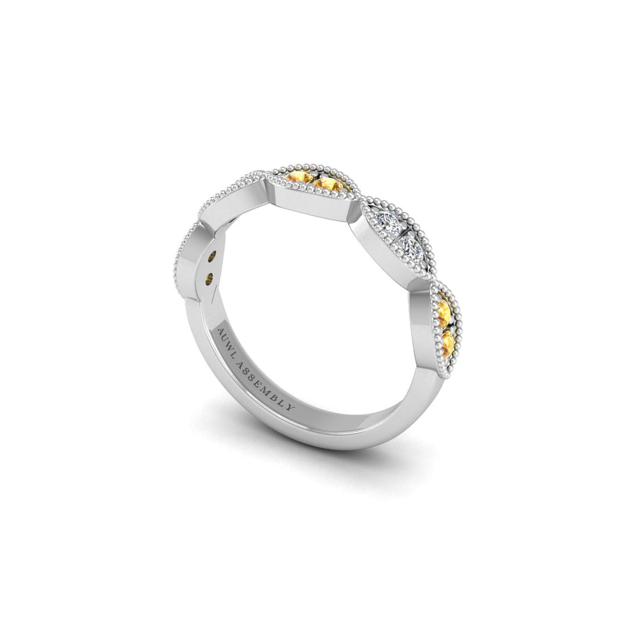 Laurel Band in White Gold | AUWL Assembly