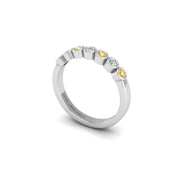 Seven Stone Band in White Gold | AUWL Assembly